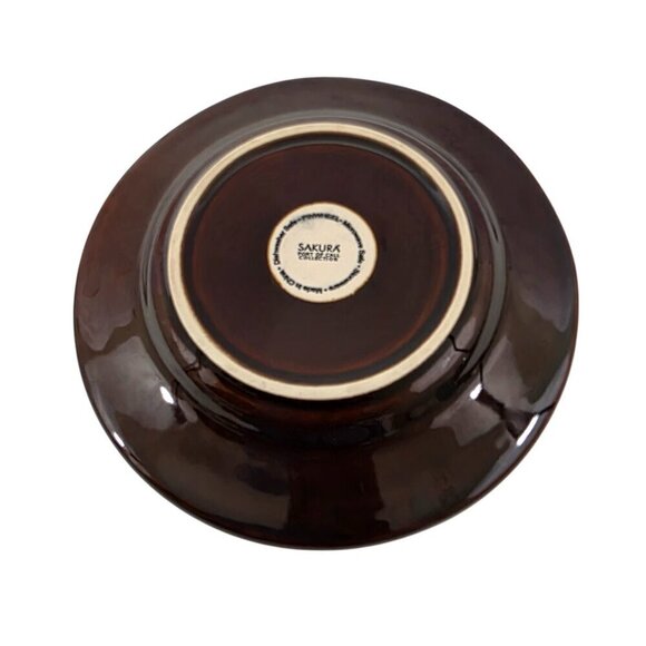 Sakura Port of Call Pinwheel 8” Stoneware Salad Luncheon Plates – Set of 4 - Picture 5 of 14